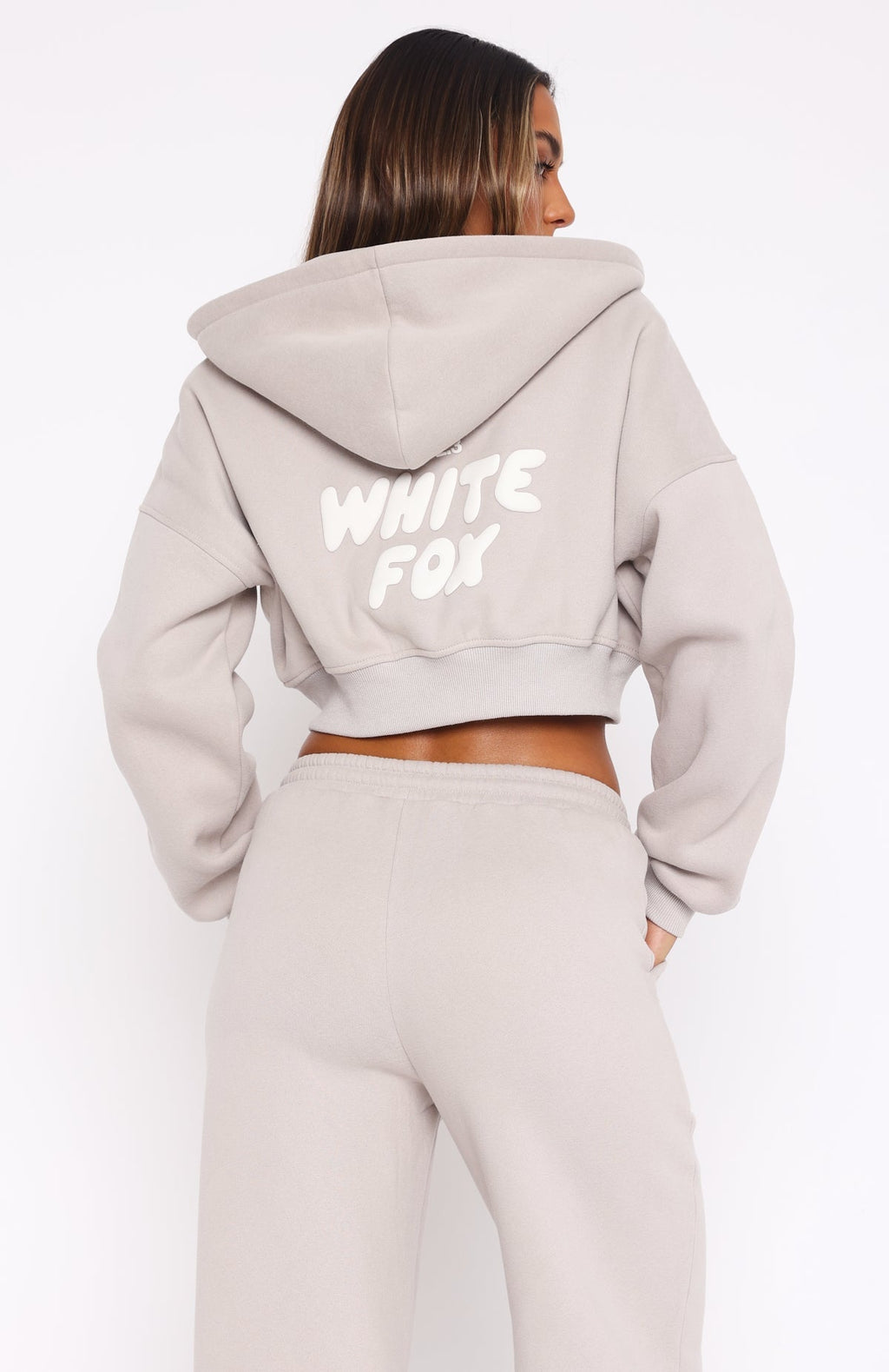 Cropped Zip Moon Tracksuit Set