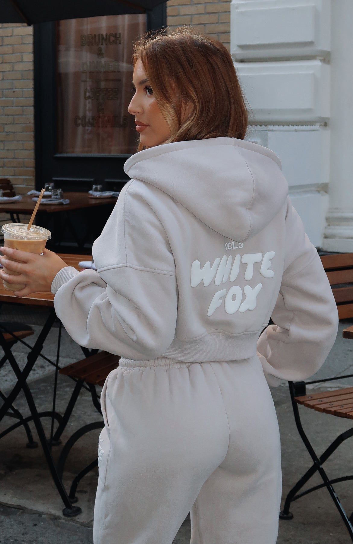 Cropped Zip Moon Tracksuit Set