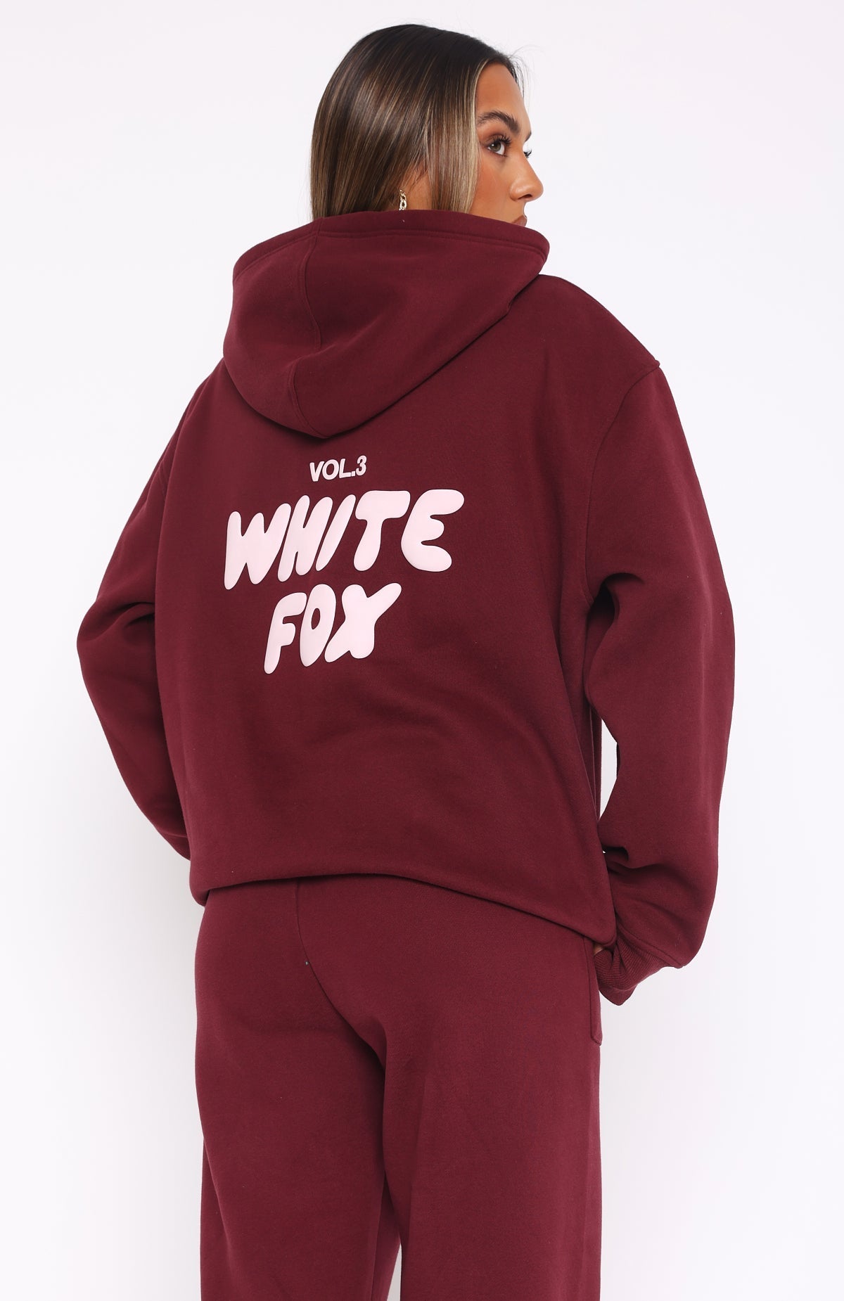 Red Velvet Tracksuit Set